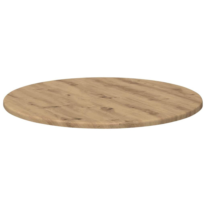 Bordplade artisan eg Ø 60 x 1,5 cm Konstrueret træ