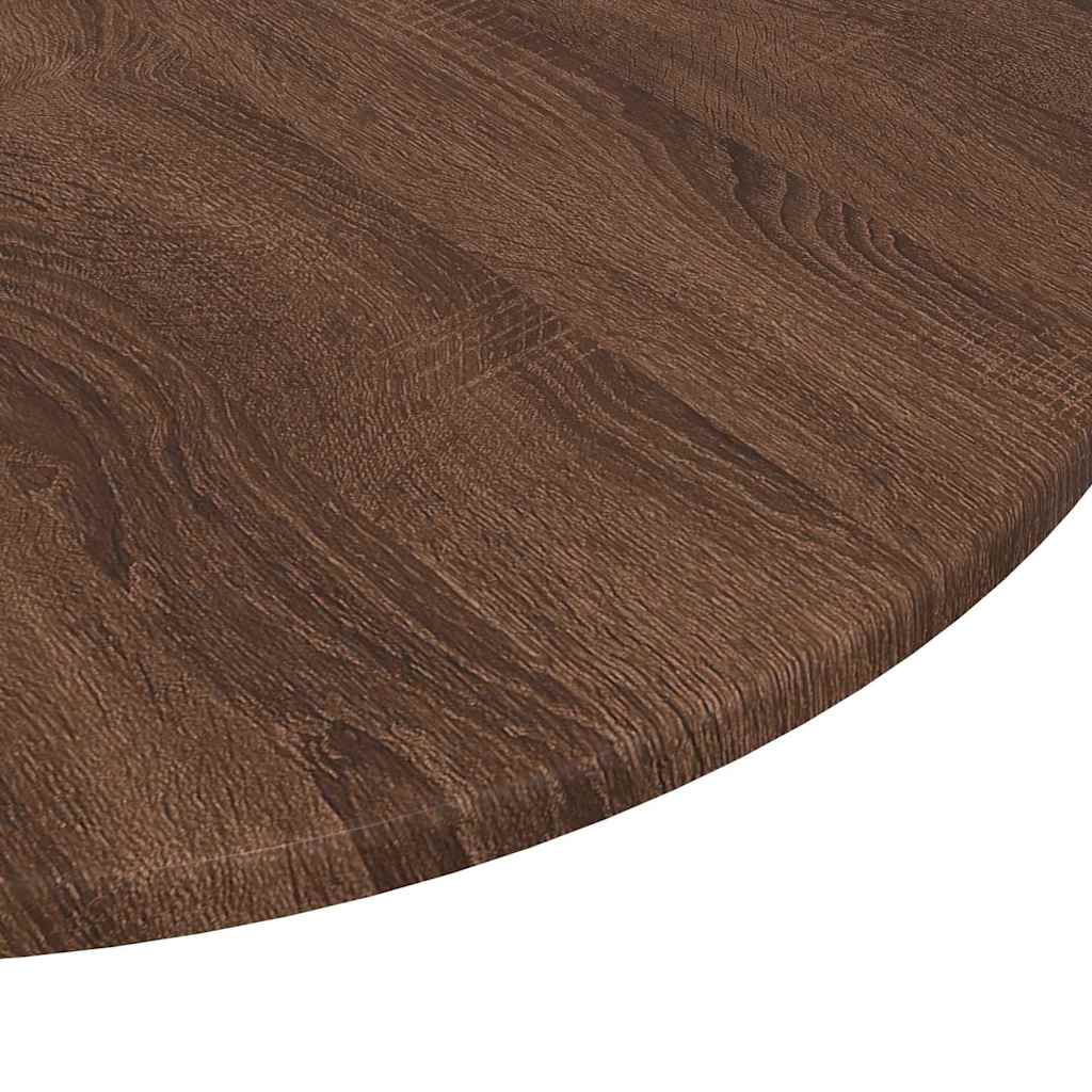 Bordplade Brun eg Ø 70 x 1,5 cm Konstrueret træ