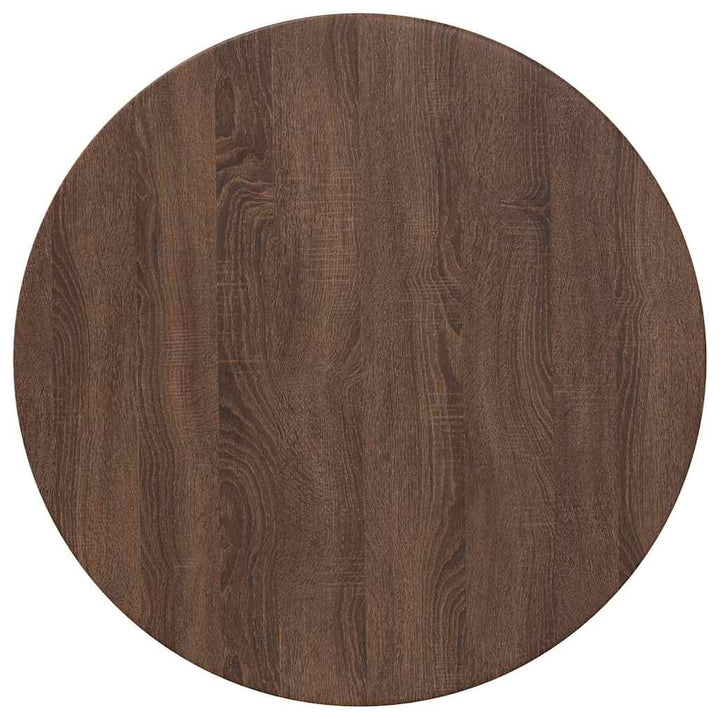 Bordplade Brun eg Ø 70 x 1,5 cm Konstrueret træ