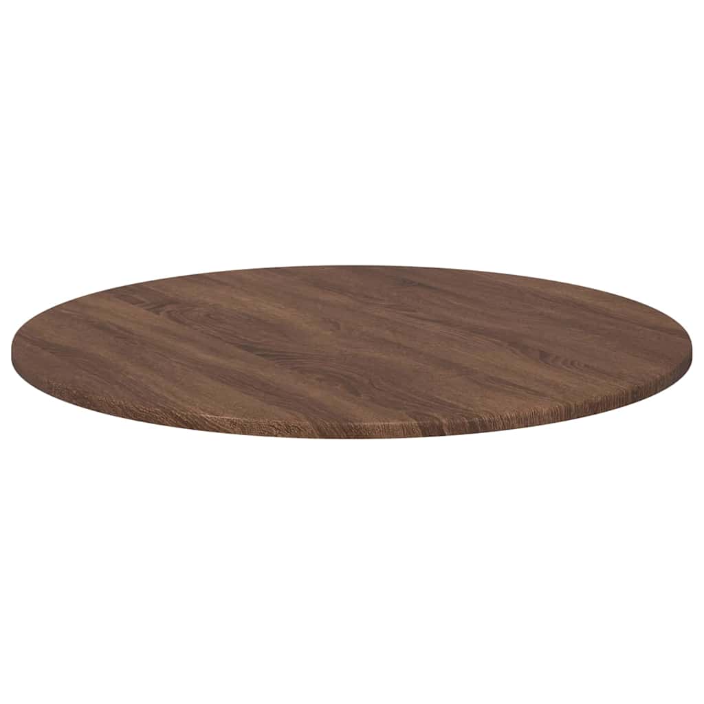 Bordplade Brun eg Ø 70 x 1,5 cm Konstrueret træ