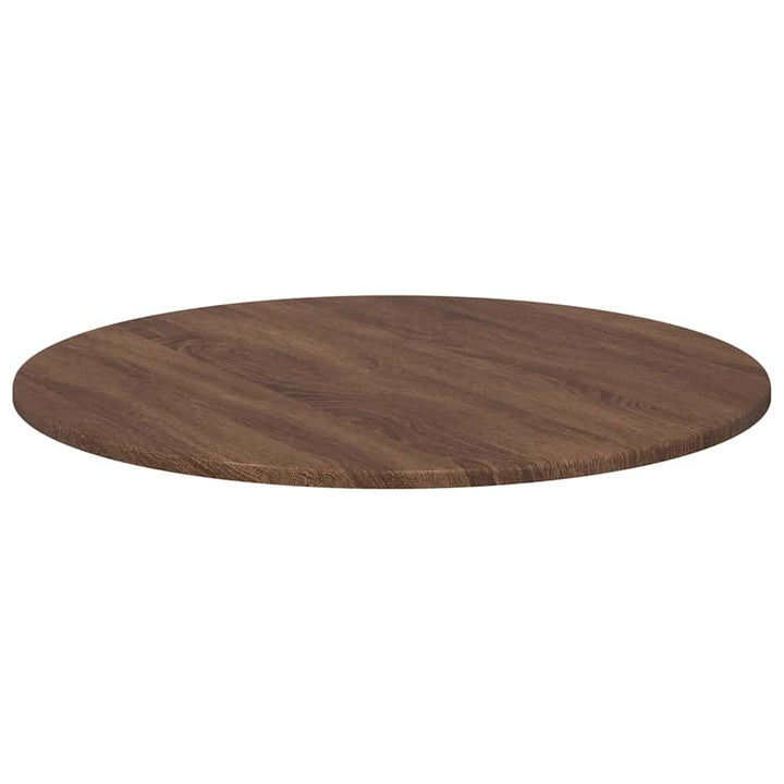 Bordplade Brun eg Ø 70 x 1,5 cm Konstrueret træ