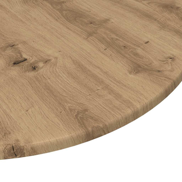Bordplade artisan eg Ø 70 x 1,5 cm Konstrueret træ