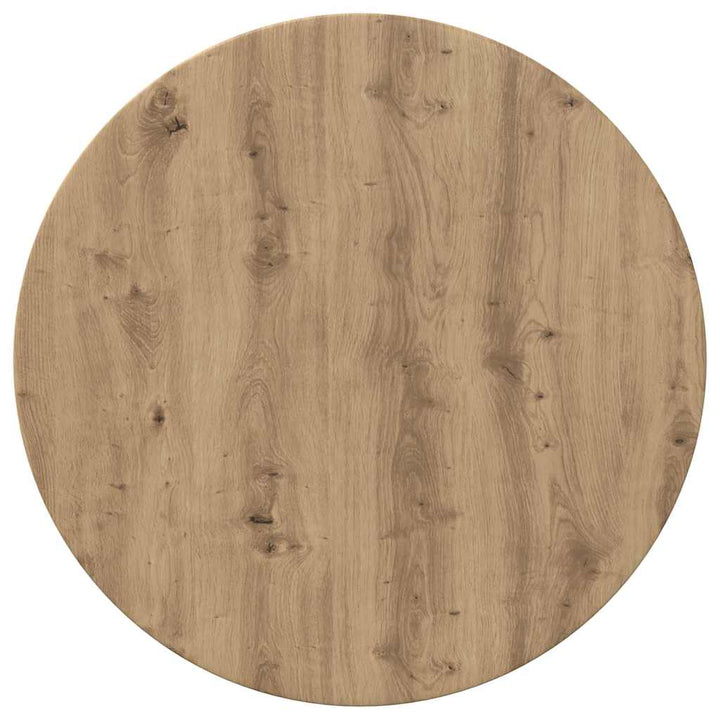 Bordplade artisan eg Ø 70 x 1,5 cm Konstrueret træ