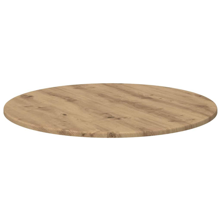 Bordplade artisan eg Ø 70 x 1,5 cm Konstrueret træ