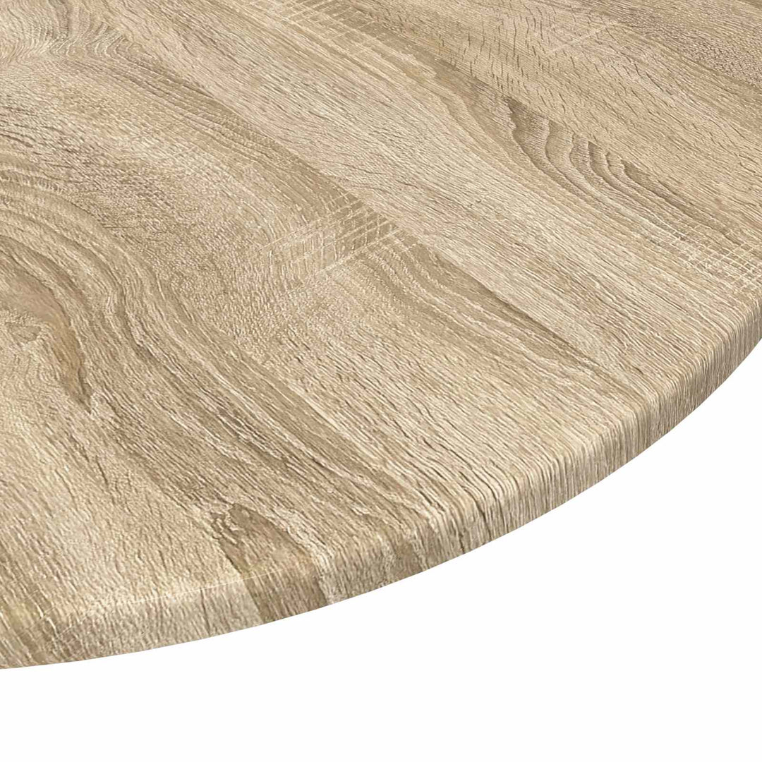 Bordplade Sonoma-eg Ø 80 x 1,5 cm Konstrueret træ