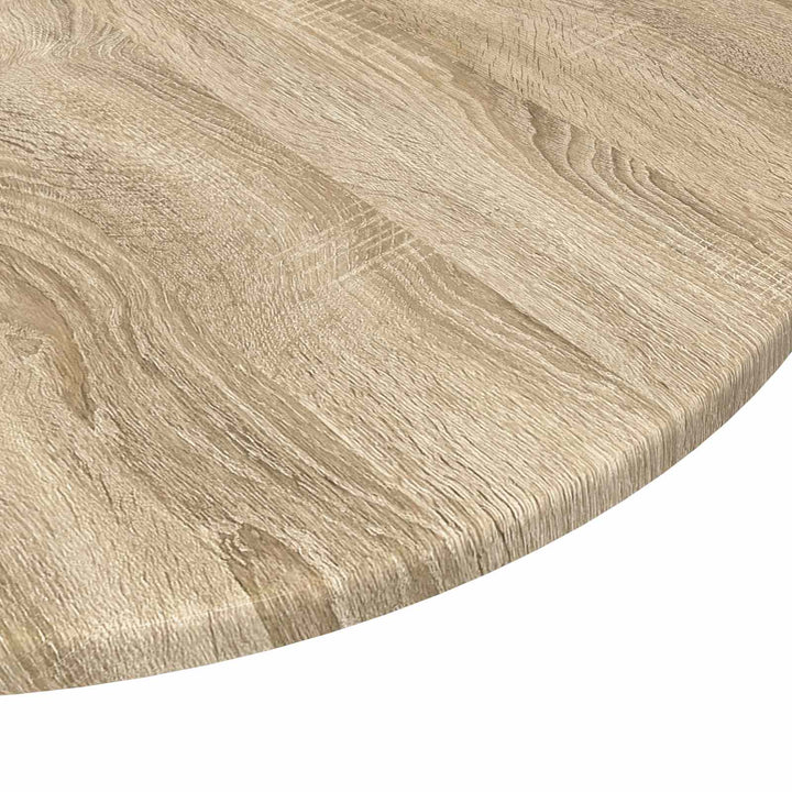 Bordplade Sonoma-eg Ø 80 x 1,5 cm Konstrueret træ