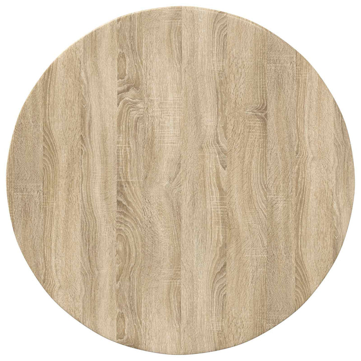 Bordplade Sonoma-eg Ø 80 x 1,5 cm Konstrueret træ