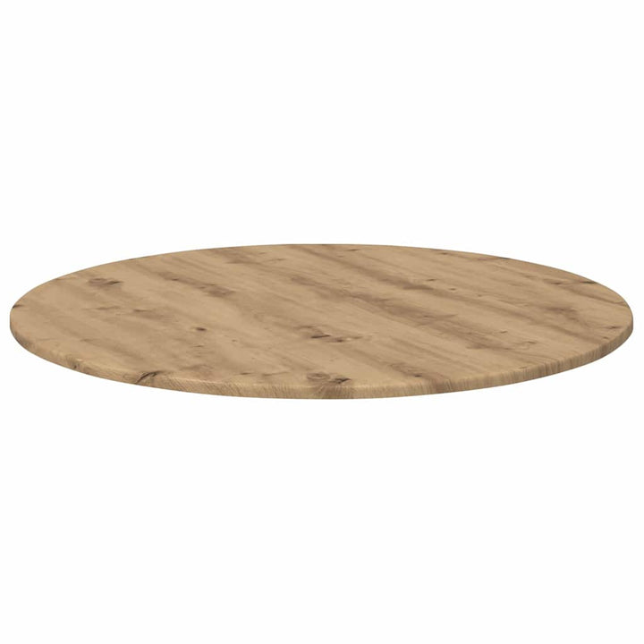 Bordplade artisan eg Ø 80 x 1,5 cm Konstrueret træ