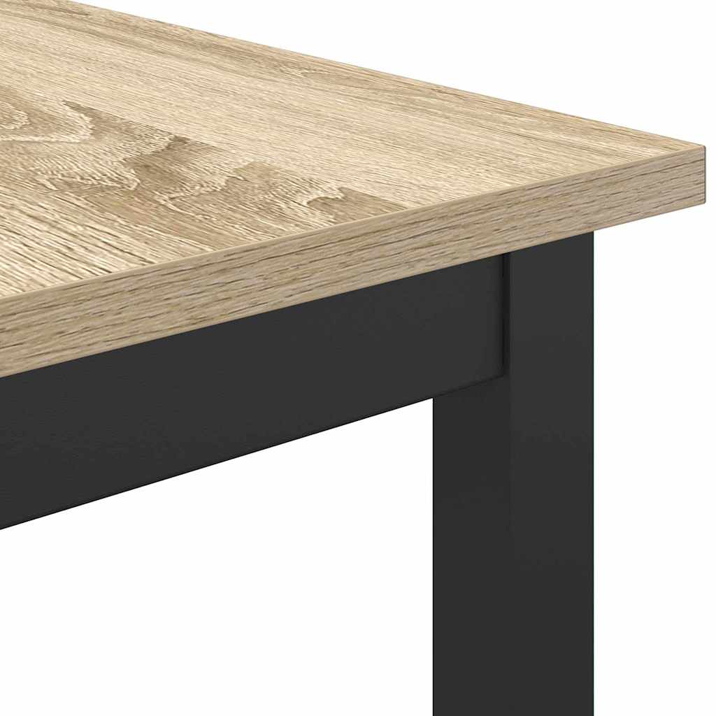 bord Sonoma eg 100 x 50 x 90,5 cm Ingeniørtræ og stål