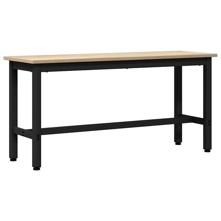 Spisebænk Sonoma eg 100 x 32,5 x 48,5 cm Ingeniørtræ og stål