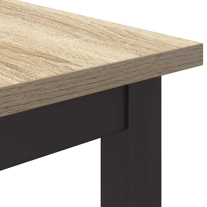 bord Sonoma eg 80 x 50 x 76,5 cm Ingeniørtræ og stål