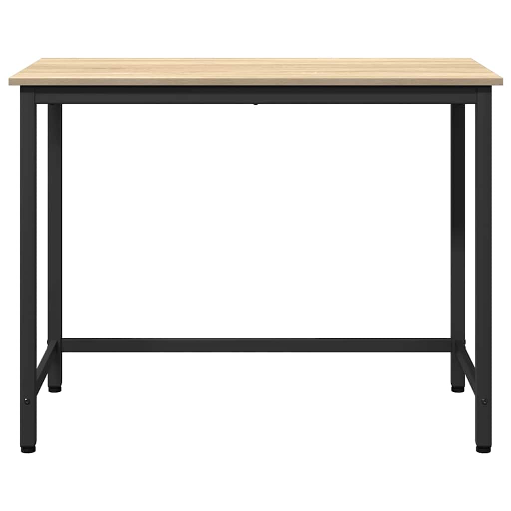 bord Sonoma eg 80 x 50 x 76,5 cm Ingeniørtræ og stål