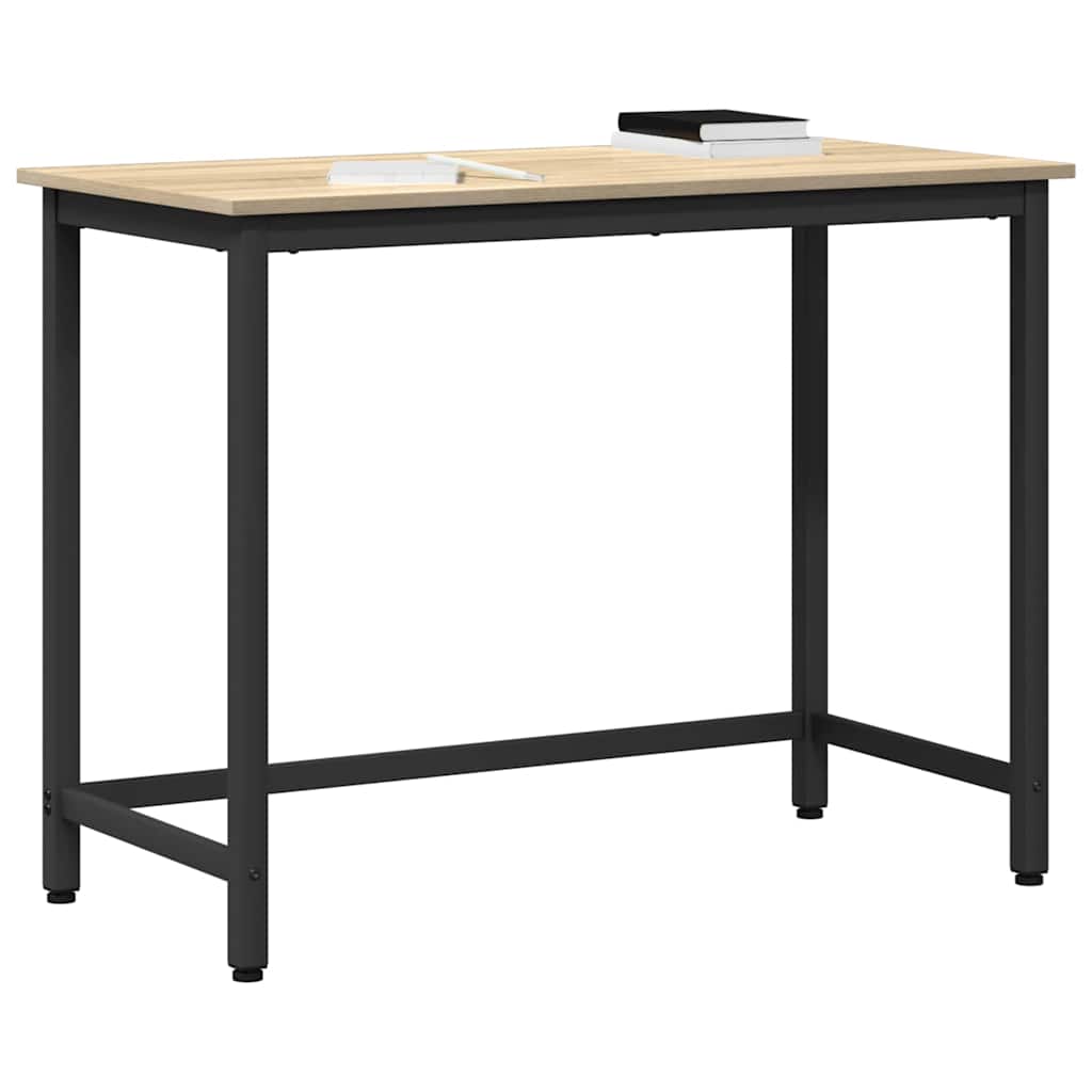 bord Sonoma eg 80 x 50 x 76,5 cm Ingeniørtræ og stål
