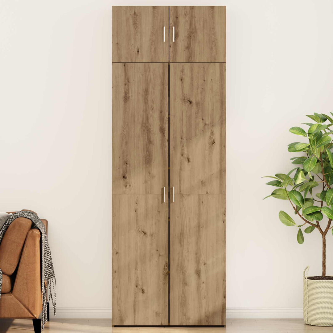 Opbevaringsskab 2 pcs Artisan Egetræ 80 x 42,5 x 225 cm
