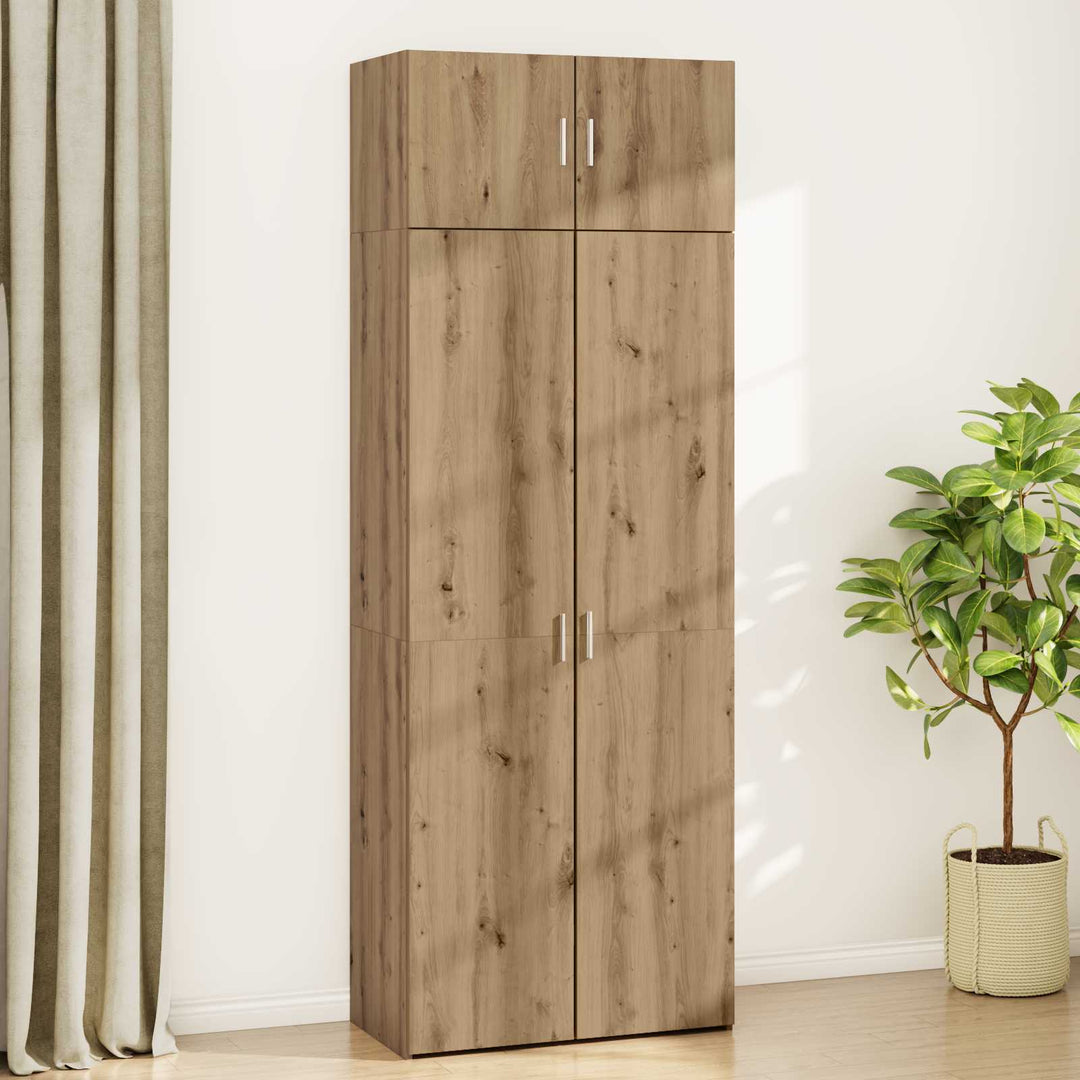 Opbevaringsskab 2 pcs Artisan Egetræ 80 x 42,5 x 225 cm