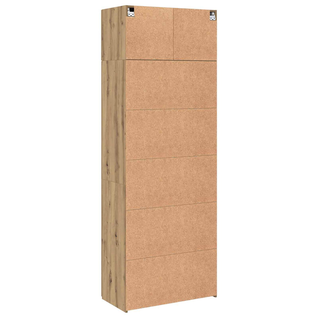 Opbevaringsskab 2 pcs Artisan Egetræ 80 x 42,5 x 225 cm