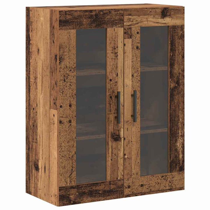 Highboard 2 stk. Gammelt træ 69,5 x 34 x 180 cm Konstrueret træ