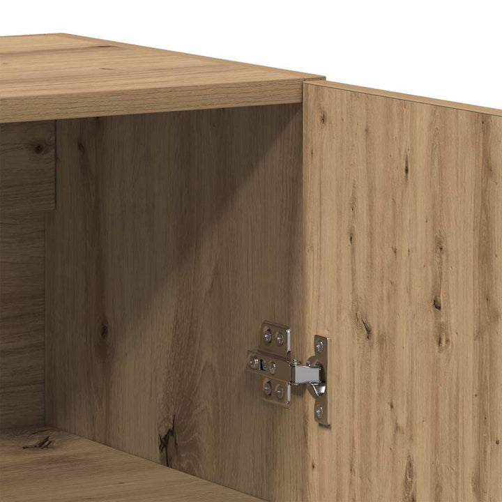Highboard 2 stk. artisan eg 69,5 x 34 x 180 cm Konstrueret træ