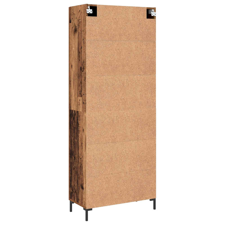 Highboard Gammelt træ 69,5 x 34 x 180 cm Konstrueret træ