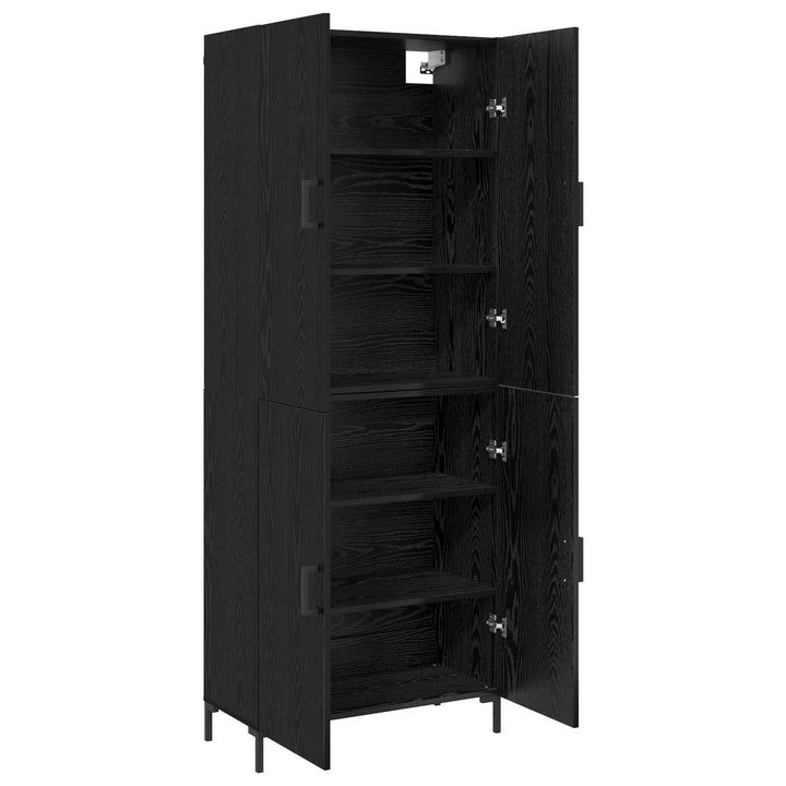 Highboard Sort eg 69,5 x 34 x 180 cm Konstrueret træ