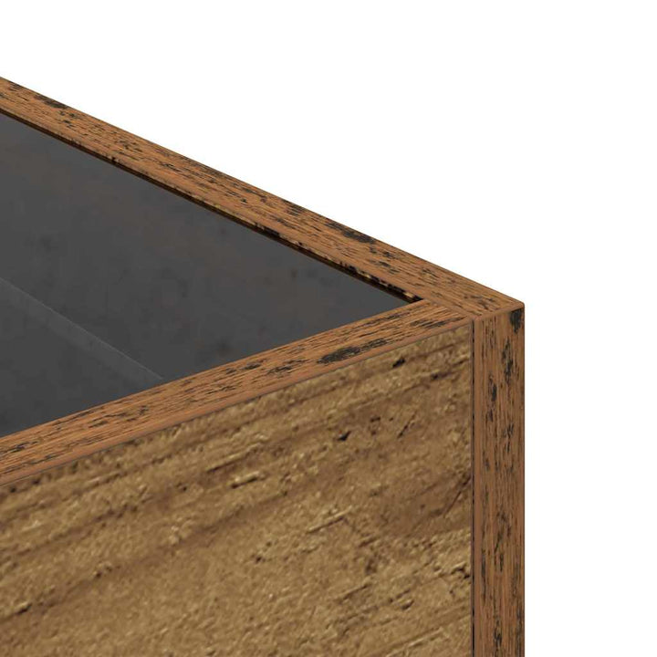 Sofabord Gammelt træ 40 x 40 x 30 cm Konstrueret træ