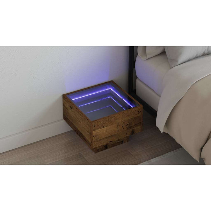 Sofabord Gammelt træ 40 x 40 x 30 cm Konstrueret træ