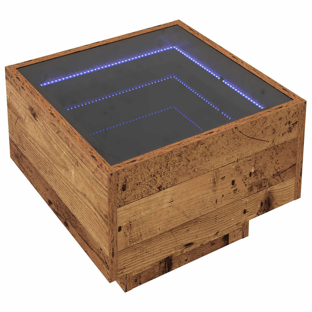 Sofabord Gammelt træ 40 x 40 x 30 cm Konstrueret træ