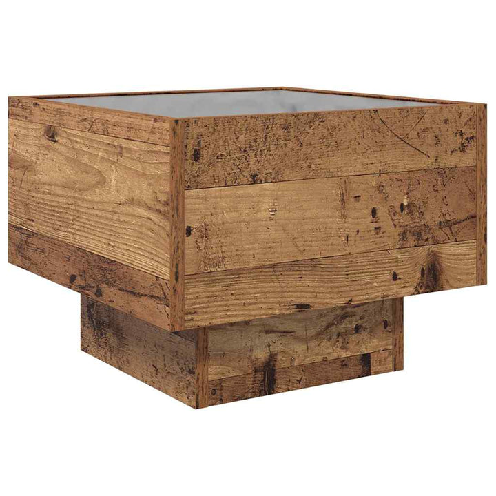 Sofabord Gammelt træ 40 x 40 x 30 cm Konstrueret træ