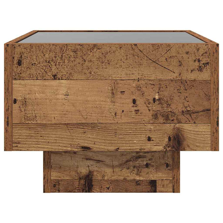 Sofabord Gammelt træ 40 x 40 x 30 cm Konstrueret træ