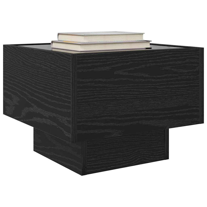 Sofabord Sort eg 40 x 40 x 30 cm Konstrueret træ