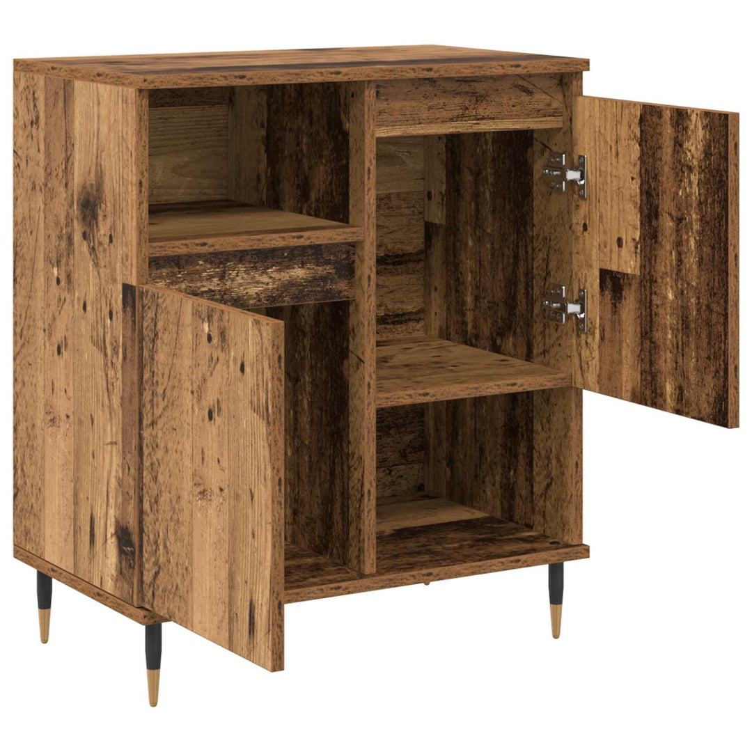 Sideboards 2 pcs Gammelt træ