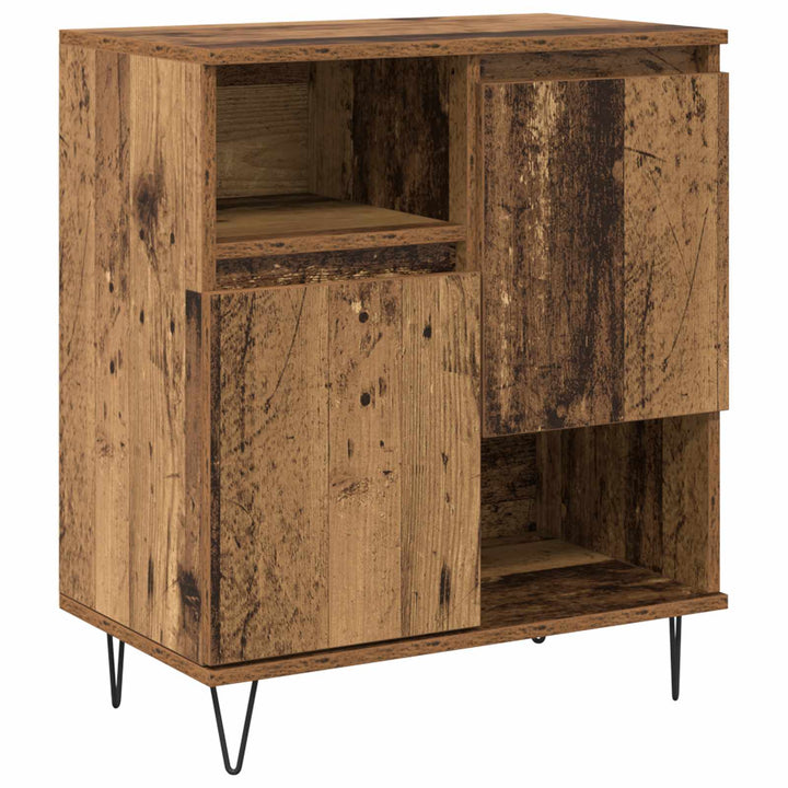 Sideboard 3 pcs Gammelt træ 60 x 35 x 70 cm