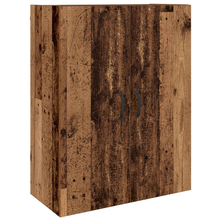 Highboard 2 stk. Gammelt træ 69,5 x 34 x 180 cm Konstrueret træ