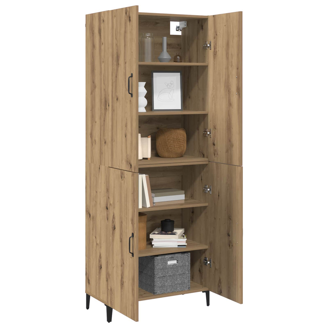 Highboard 2 pcs Artisan Egetræ 69,5 x 34 x 180 cm