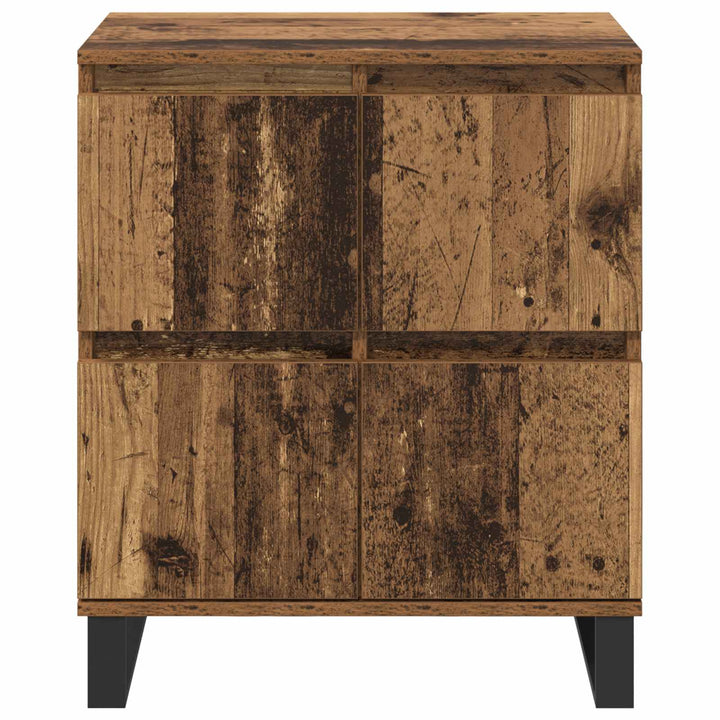 Sideboard 3 pcs Gammelt træ 60 x 35 x 70 cm
