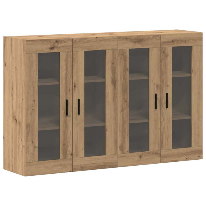 Væghængte skabe 2 pcs artisan eg 69,5 x 34 x 90 cm