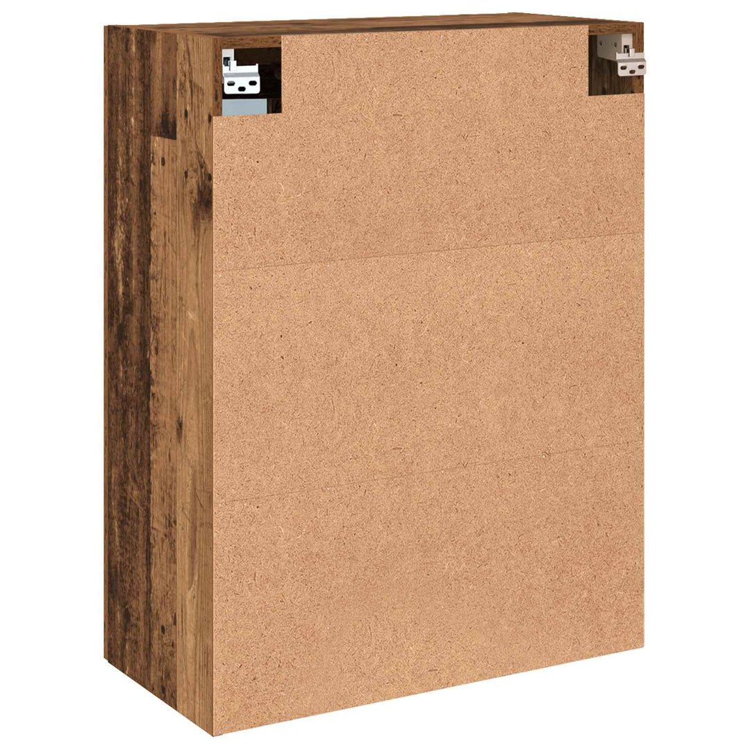 Væghængte skabe 2 pcs Gammelt træ 69,5 x 34 x 90 cm