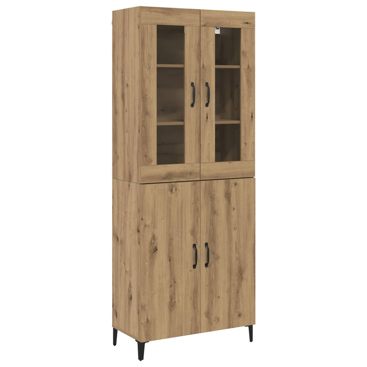 Highboard 2 pcs Artisan Egetræ 69,5 x 34 x 180 cm