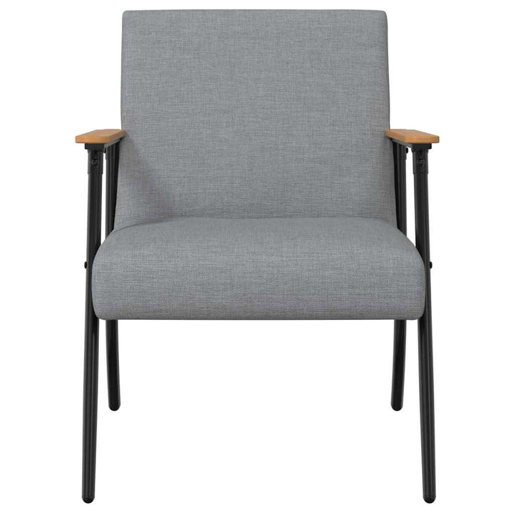 lænestol Lysegrå Stof
