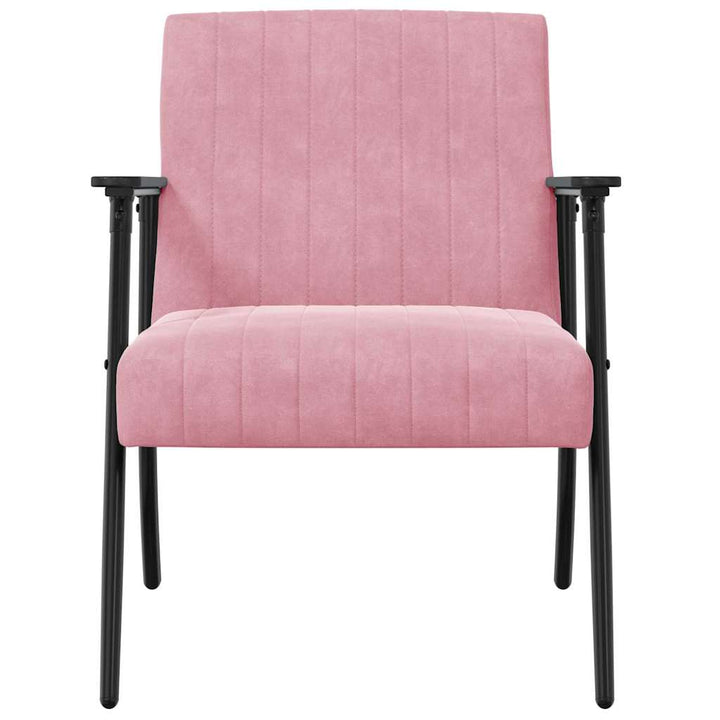 lænestol Lyserød 59 x 75 x 78 cm Fløjl