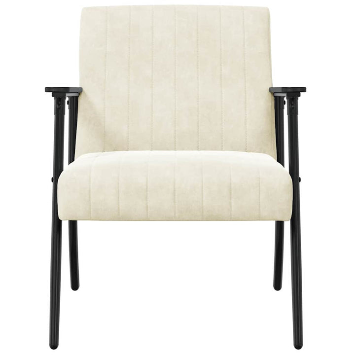 lænestol Creme 59 x 75 x 78 cm Fløjl