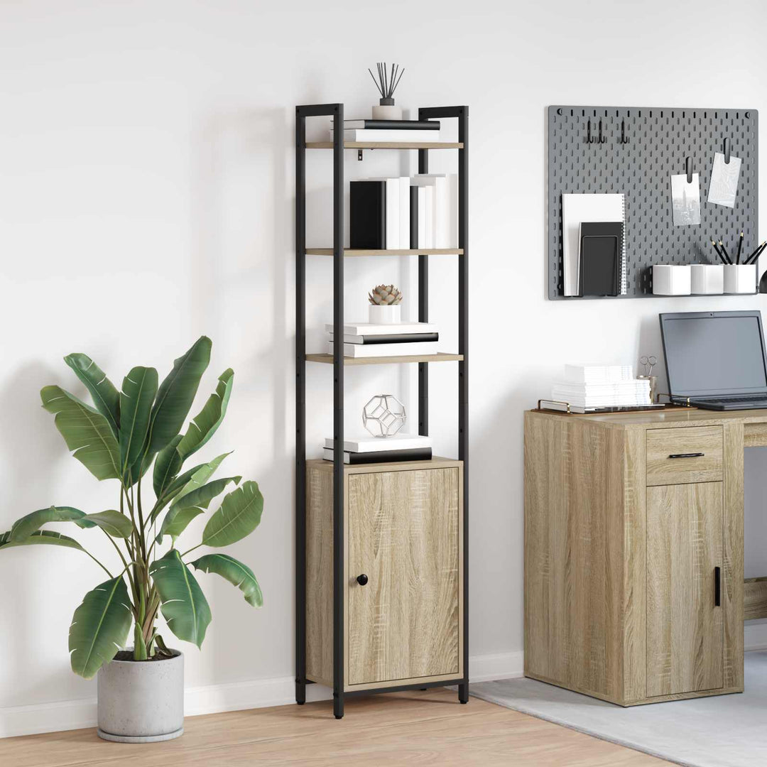 Bogskab Sonoma eg 40 x 24 x 161 cm Konstrueret træ