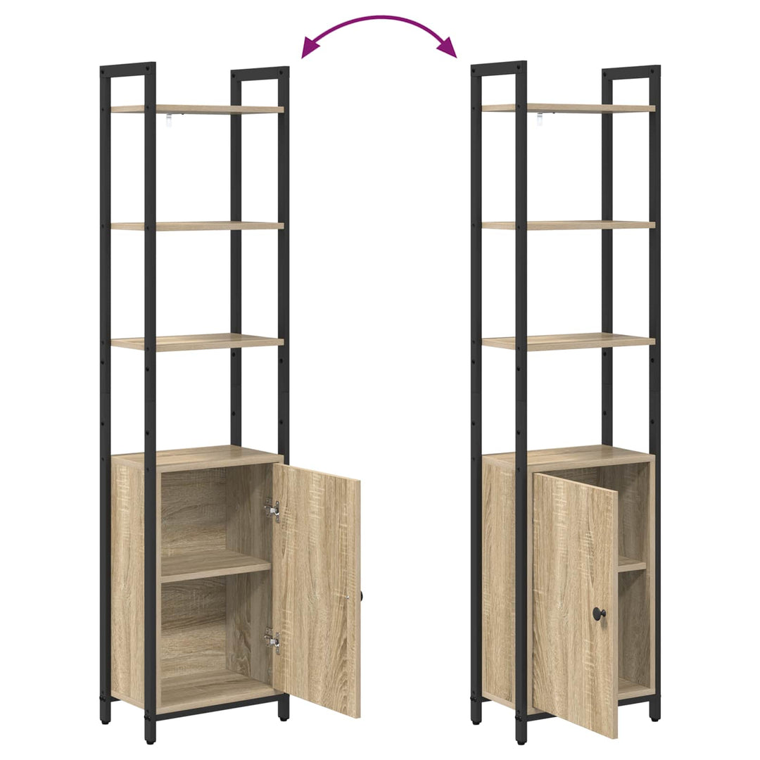 Bogskab Sonoma eg 40 x 24 x 161 cm Konstrueret træ