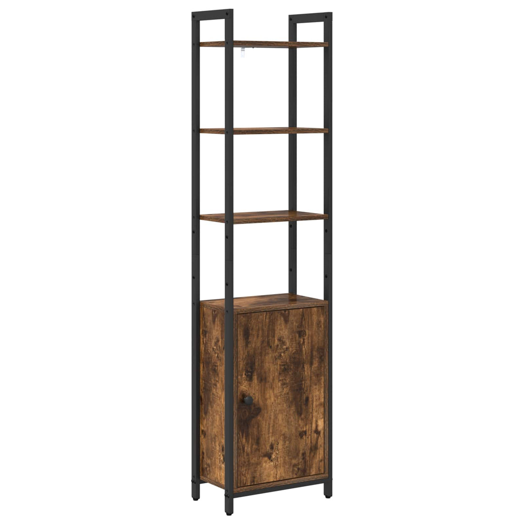 Bogskab Røget eg 40 x 24 x 161 cm Konstrueret træ