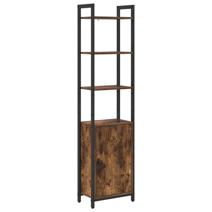 Bogskab Røget eg 40 x 24 x 161 cm Konstrueret træ