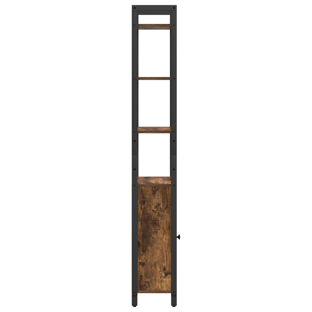 Bogskab Røget eg 40 x 24 x 161 cm Konstrueret træ