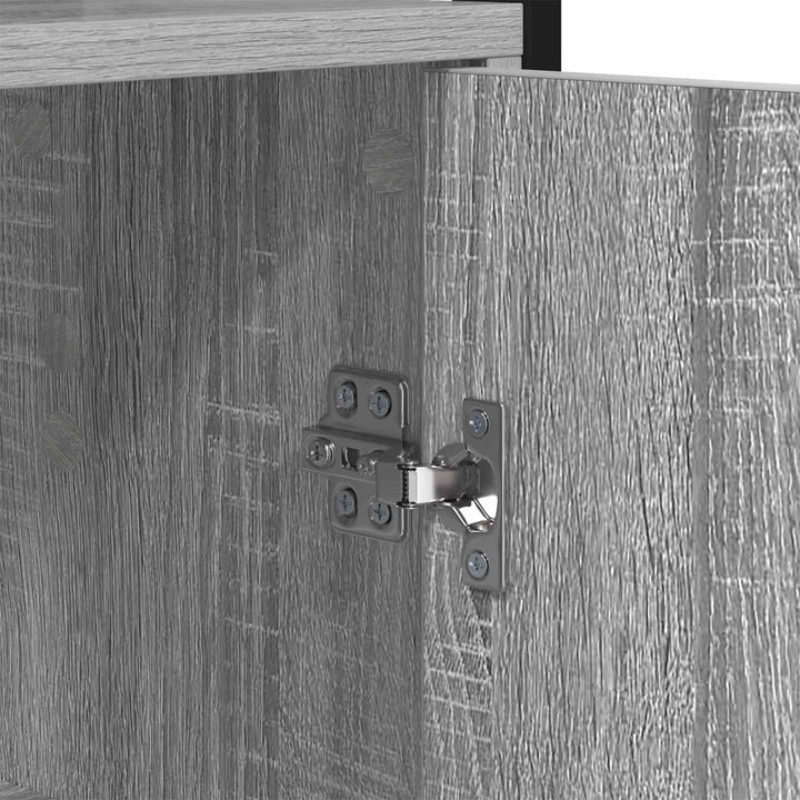 Bogskab Grå Sonoma 40 x 24 x 161 cm Konstrueret træ