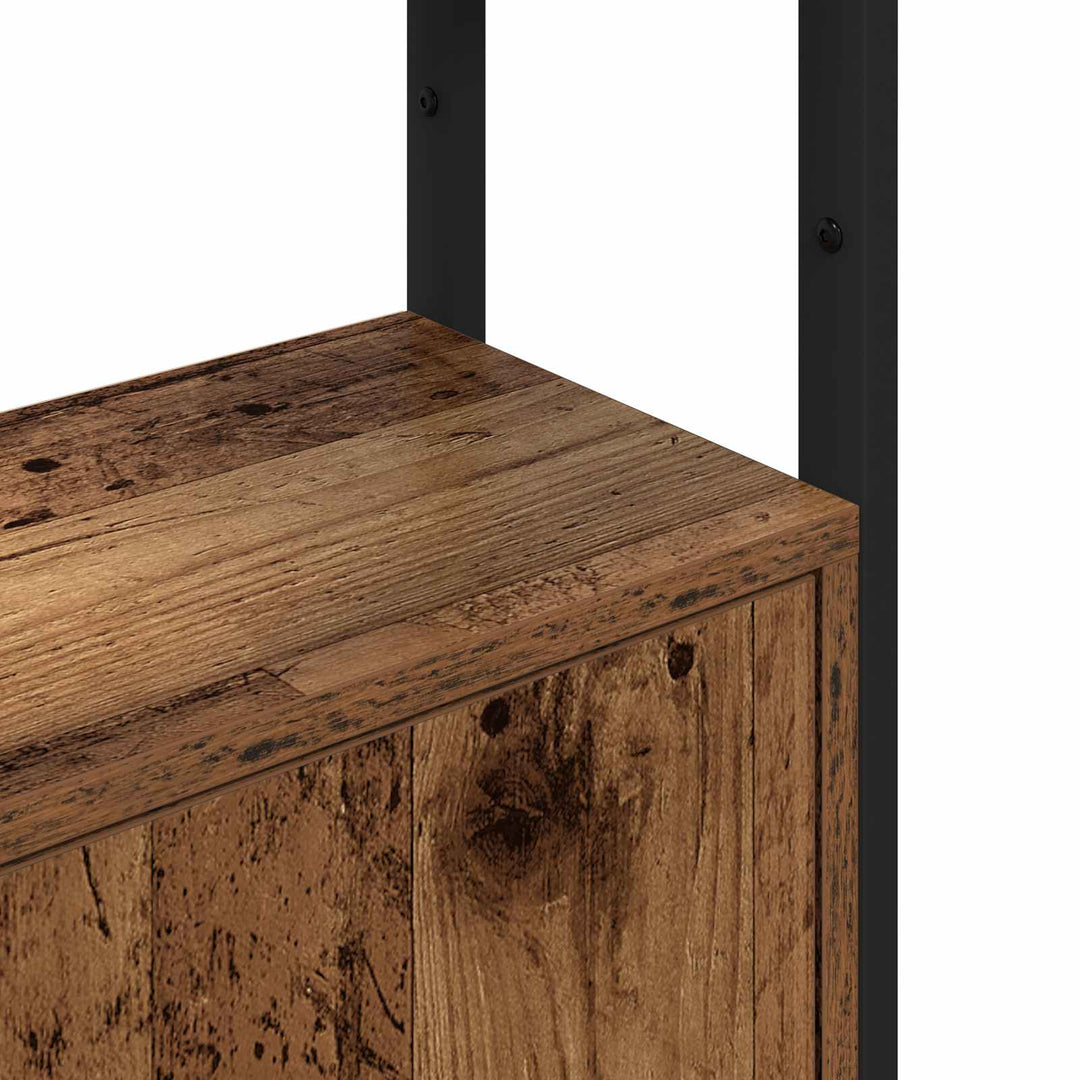 Bogskab Gammelt træ 40 x 24 x 161 cm Konstrueret træ