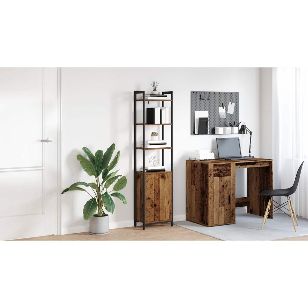 Bogskab Gammelt træ 40 x 24 x 161 cm Konstrueret træ