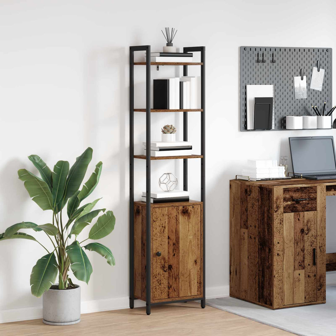 Bogskab Gammelt træ 40 x 24 x 161 cm Konstrueret træ